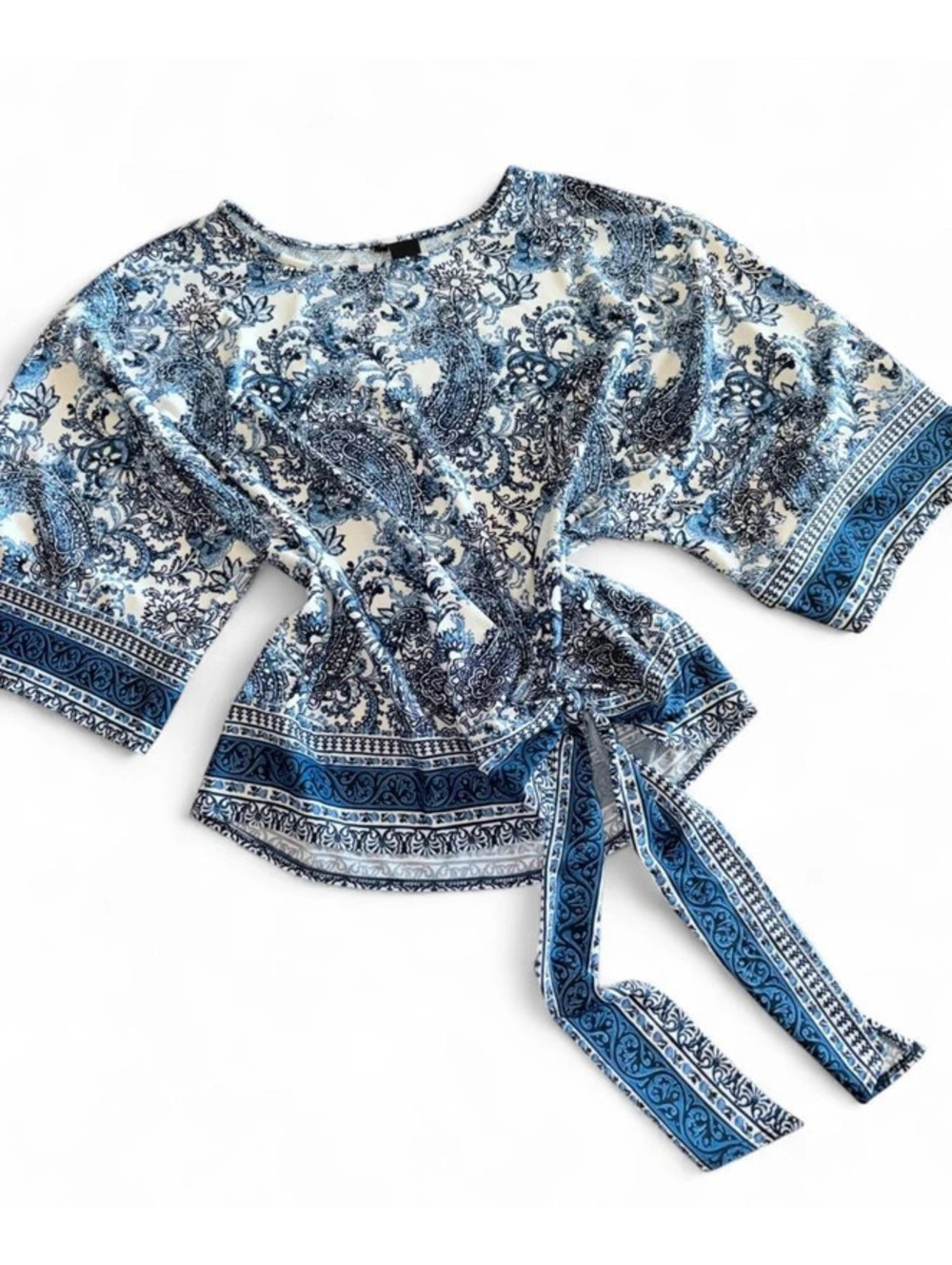 Boho floral blouse